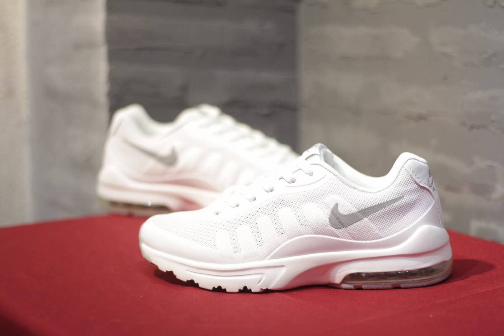 Nike Air Max Invigor Print 95 White Grey Shoes - Click Image to Close